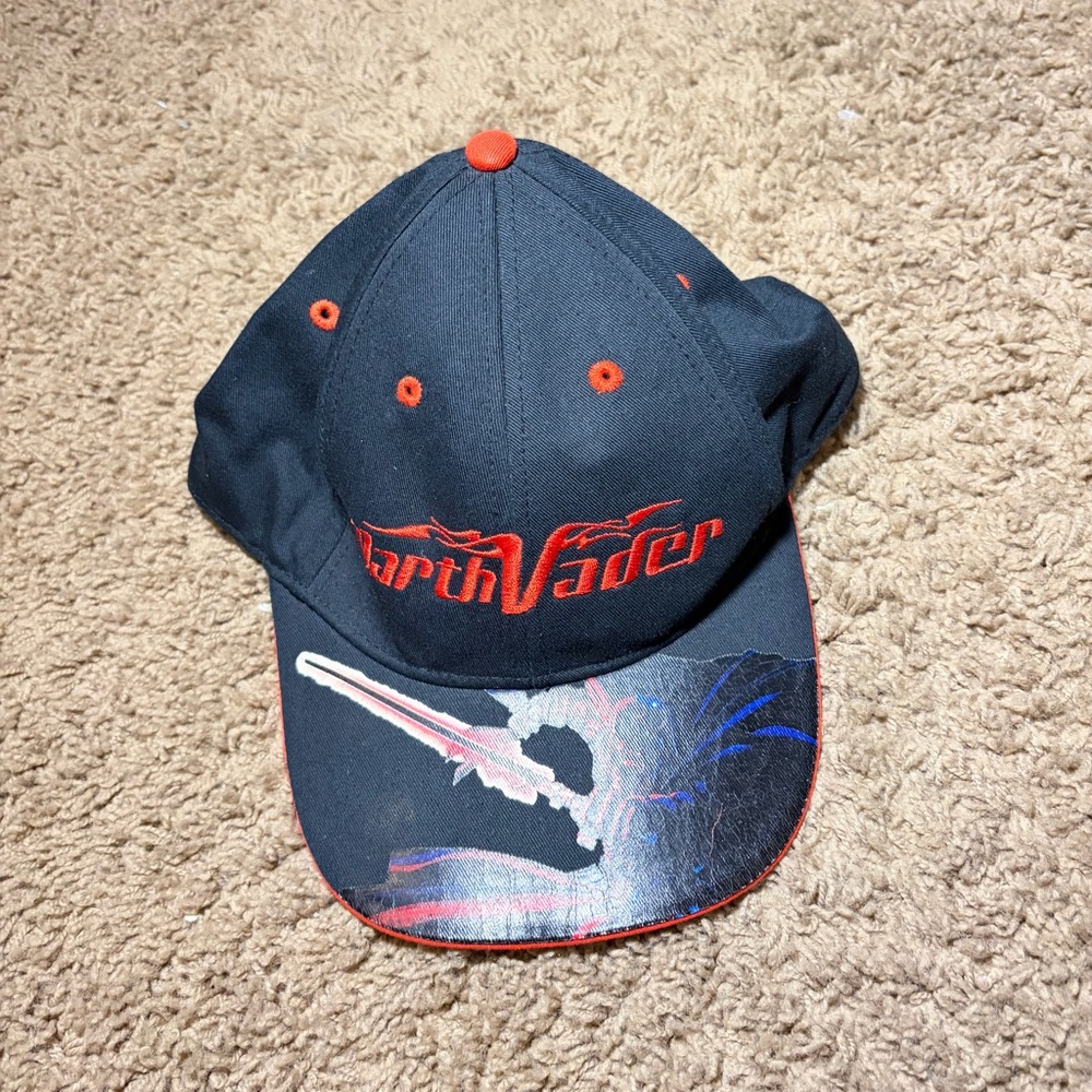 Vintage Star Wars Darth Vader Black and Red Cap
